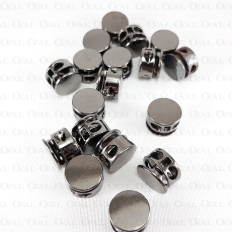 Metal stopper 10 or 200 pcs dark nickel 3314