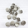 Metal stopper 10 or 200 pcs silver 3315