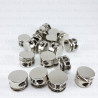 Metal stopper 10 or 200 pcs silver 3315