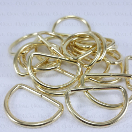 Metal half-ring 25mm / 1 piece 2123