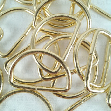 Metal half-ring 25mm / 1 piece 2123