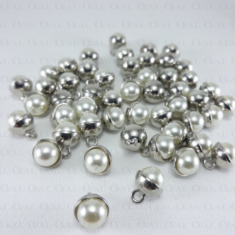 Guzik metalowy 9mm /10szt   2503