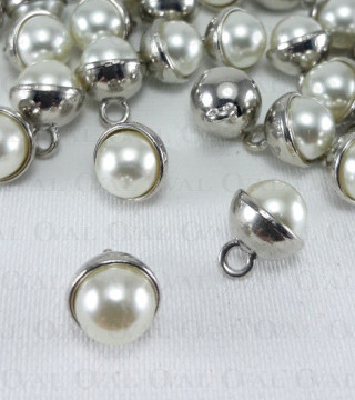 Guzik metalowy 9mm /10szt   2503