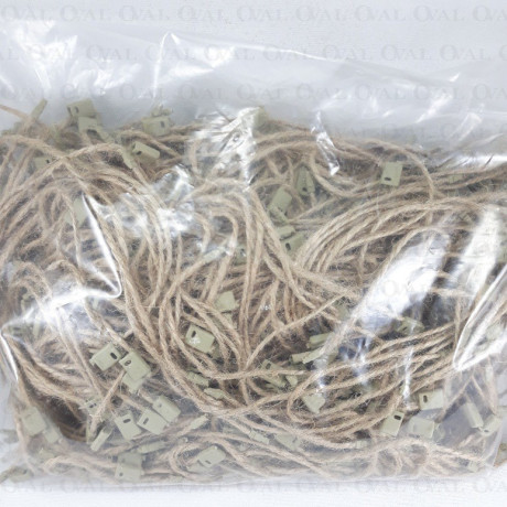 Jute seals 18cm/100pcs 3328