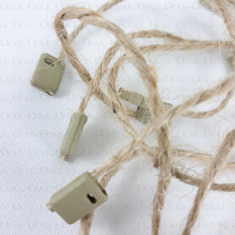 Jute seals 18cm/100pcs 3328