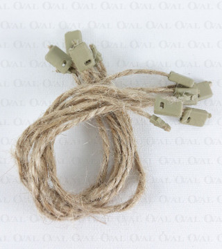 Jute seals 18cm/100pcs 3328