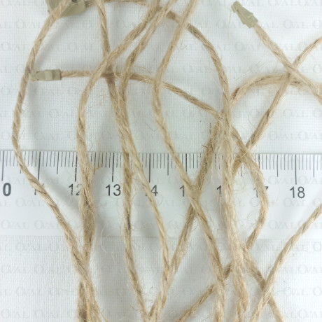 Jute seals 18cm/100pcs 3328