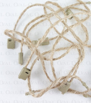 Plomby jutowe 18cm/100szt  3328