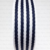 Taśma nośna ozdobna 38mm/1m biało granatowa   3332
