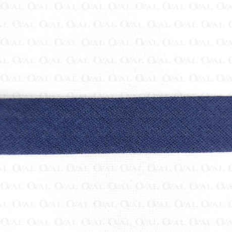 Cotton bias binding 18mm / 1 or 20m navy blue 3354