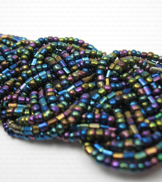 Aplikacja ozdobna, czarna z dżetami nr 758