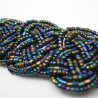 Decorative applique, iridescent beads no. 762