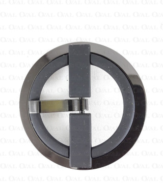 Klamra metalowa  50mm czarna 3358