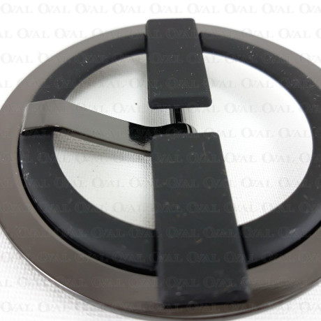 Black metal buckle 50mm 3358