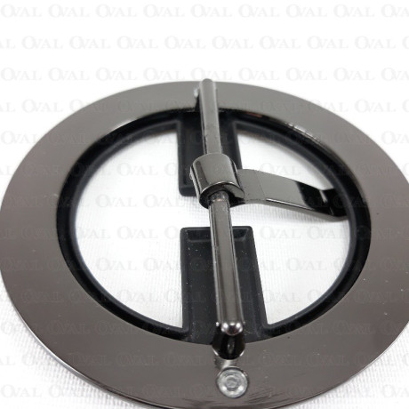 Black metal buckle 50mm 3358