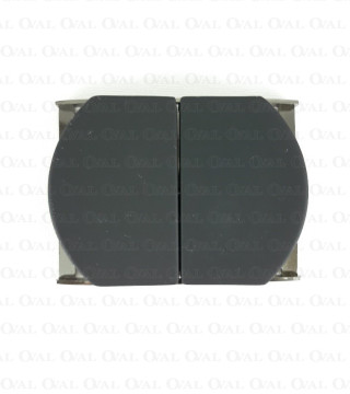 Klamra metalowa  50mm czarna 3359