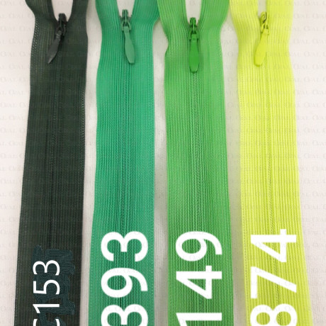 Kryty zamek błyskawiczny 30cm nr 1352