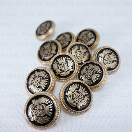 Metal buttons 15mm/10pcs 3367