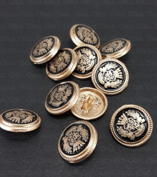 Metal buttons 15mm/10pcs 3367