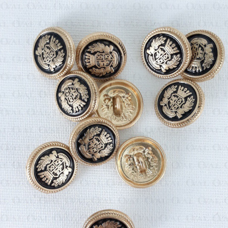 Metal buttons 15mm/10pcs 3367