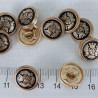 Metal buttons 15mm/10pcs 3367