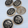 Metal buttons 20mm/1 piece 3368