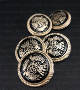 Guziki metalowe 25mm/1szt 3368