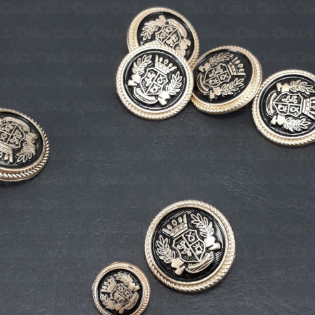 Metal buttons 15mm/10pcs 3367