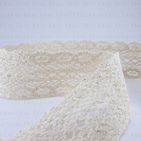 Koronka bawełniana 45mm/1 lub 25yard  3373