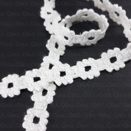 Cotton lace 15mm /1 or 25 yards white 3376