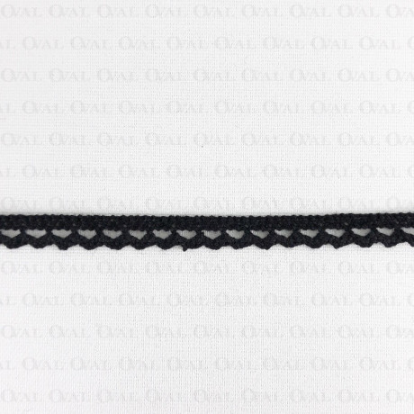 Cotton lace 8mm/1 or 25 yards black 3380