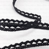 Cotton lace 8mm/1 or 25 yards black 3380