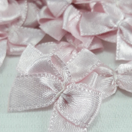 Decorative bow 10 or 100 pcs pale pink 3381