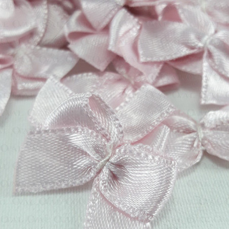 Decorative bow 10 or 100 pcs pale pink 3381