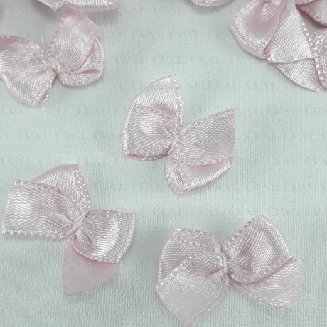 Decorative bow 10 or 100 pcs pale pink 3381