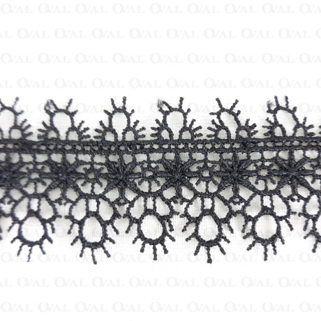 Guipure lace trim 35 mm/1 yard 3393