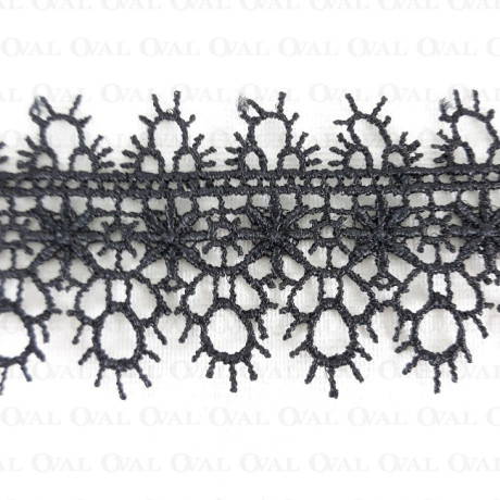 Guipure lace trim 35 mm/1 yard 3393