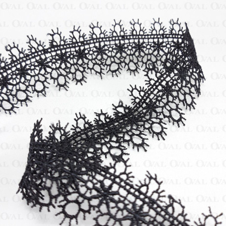 Guipure lace trim 35 mm/1 yard 3393