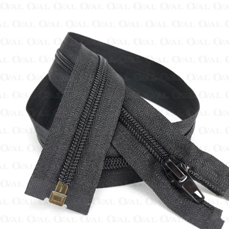 Zips *5 separating 30cm–200cm black 3422