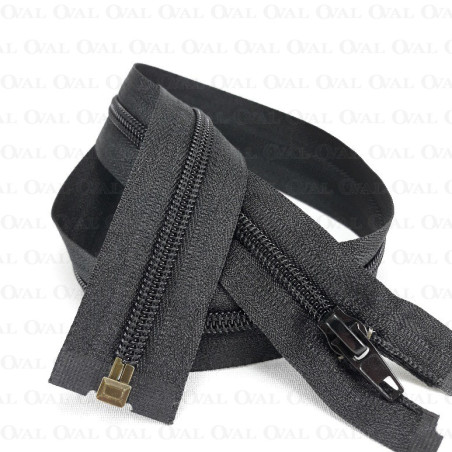 Zips *5 separating 30cm–200cm black 3422