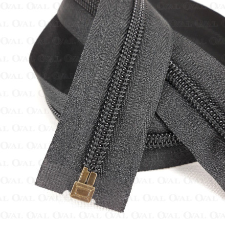 Zips *5 separating 30cm–200cm black 3422
