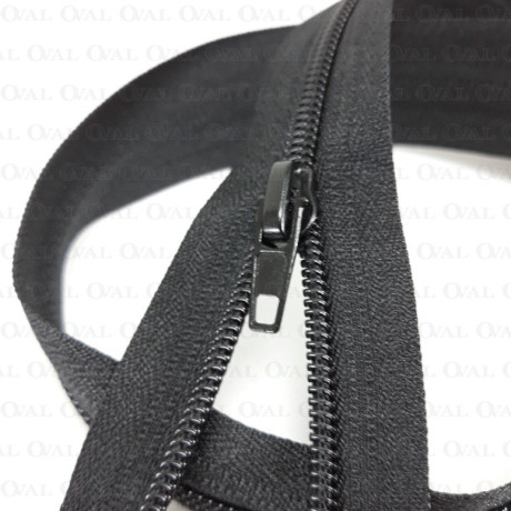 Zips *5 separating 30cm–200cm black 3422