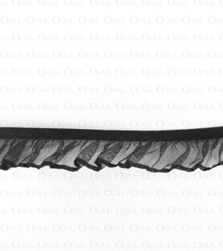 Elastic lace 17mm / 1 or 25m black 301