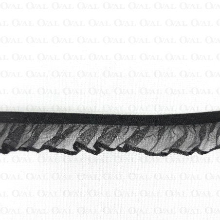 Elastic lace 17mm / 1 or 25m black 301