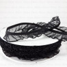 Elastic lace 17mm / 1 or 25m black 301