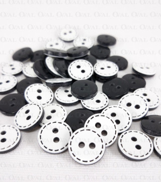 Guzik plastikowy 12mm/10 lub 100szt  3423