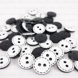 Guzik plastikowy 12mm/10 lub 100szt 3423 Guzik plastikowy 12mm/10 lub 100szt 3423