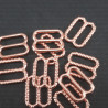 Metal adjuster 12mm/10.50 or 100 pcs rose gold 3425