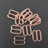 Metal adjuster 12mm/10.50 or 100 pcs rose gold 3425