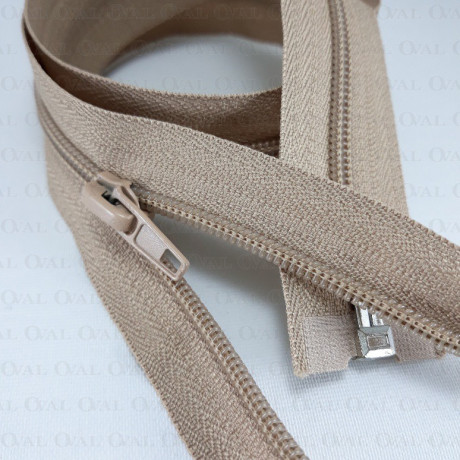 Zips *5 separating 40–65cm beige 3426